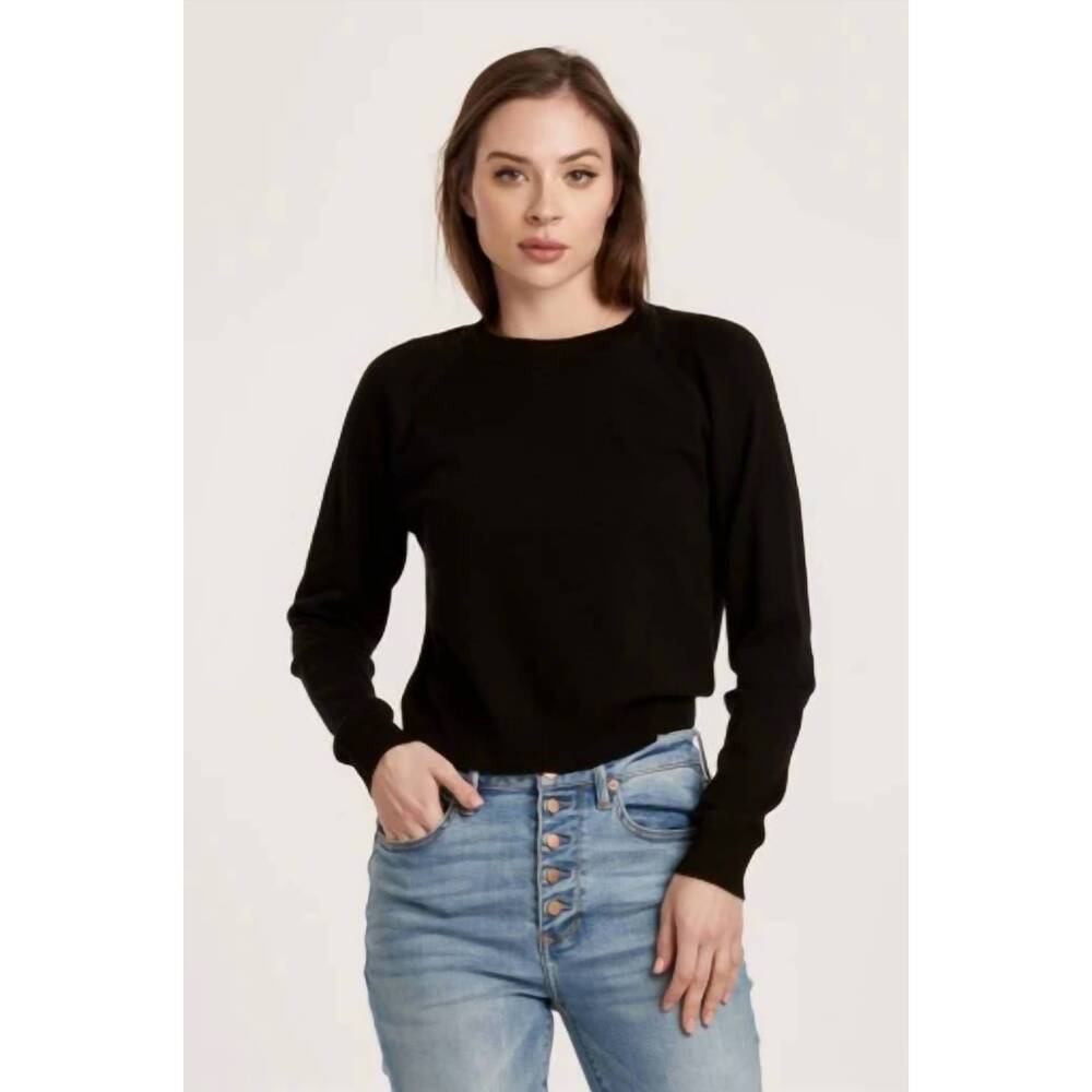 NEW ANOTHER LOVE maritza sweater in black